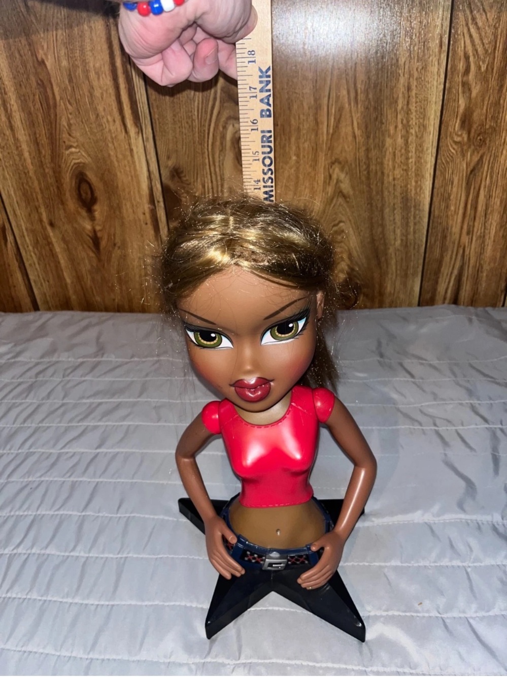 Vintage 2002 Bratz Rock Angelz Sasha Styling Doll Funky Fashion RARE MGA